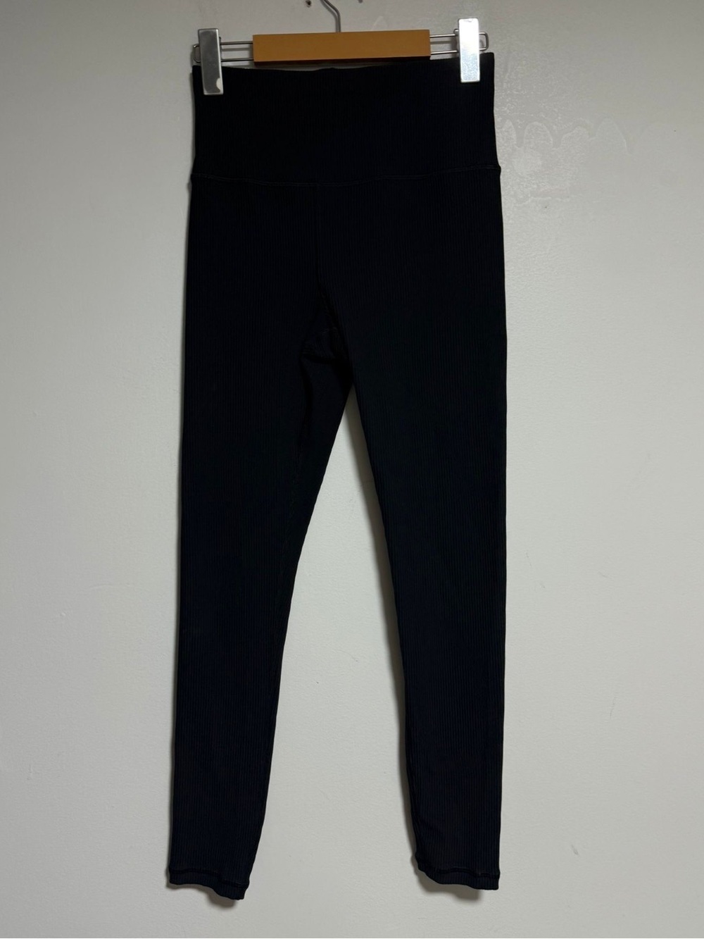 Athleta Elation Rib Tight Leggings Ribbed High Rise Black Size Small - Picture 2 of 9
